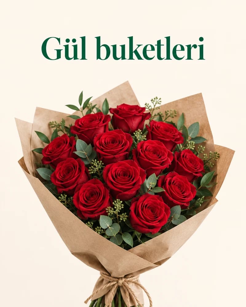 Gül buketleri